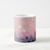 Vintag Hearts San Francisco Skyline Tasse (Mittel)