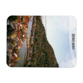 Vintag Heidelberg Deutschland Stadtansicht Magnet (Horizontal)