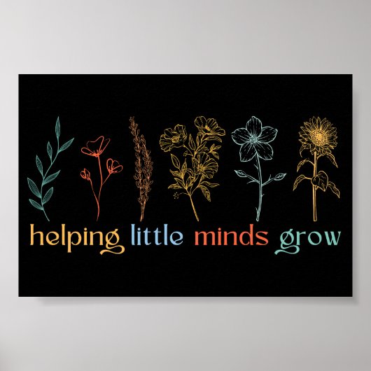 Vintag helfen, kleine Minds wachsen zu lassen Poster (Vorne)