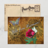 Vintag Hello From Wisconsin Postcard Postkarte (Vorne/Hinten)