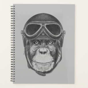 Vintag Helmet Chimpanzee Planer