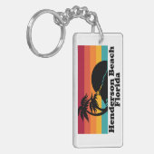 Vintag Henderson Beach Florida Schlüsselanhänger (Vorderseite links)