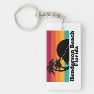 Vintag Henderson Beach Florida Schlüsselanhänger