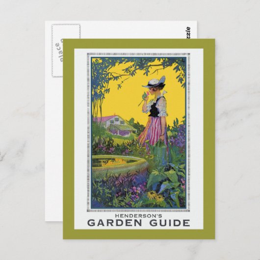 Vintag Henderson Garden Guide Postkarte (Vorne/Hinten)