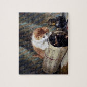 Vintag Henriette Ronner-Knip Zwei Kätzchen Malerei Puzzle (Vertikal)