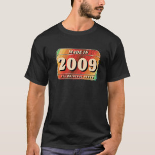Vintag hergestellt im Jahr 2009 Original-Teile-Liz T-Shirt