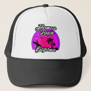 Vintag Hermosa Beach California Truckerkappe