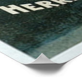 Vintag Herrmann Co Magic Poster (Ecke)