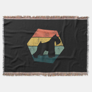 Vintag Hexagon Miniatur Schnauzer Liebhaber Gesche Decke
