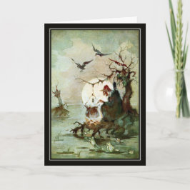 Vintag Hexe von Vladimir Kirin Karte