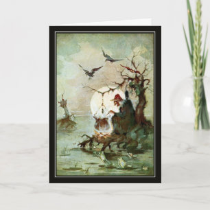 Vintag Hexe von Vladimir Kirin Karte