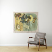 Vintag Hey Diddle Diddle Kinderzimmer Rhyme wieder Wandteppich (Beispiel (Horizontal))