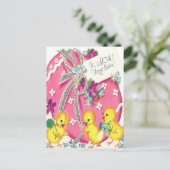 Vintag Hi Mama Happy Osterpostkarte Postkarte (Stehend Vorderseite)