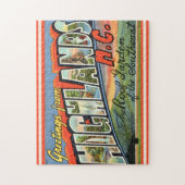 Vintag Highlands NC Postkarte Puzzle (Vertikal)