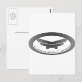 Vintag Hindenburg Postkarte (Vorne/Hinten)