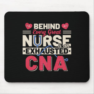 Vintag hinter jeder großen Krankenschwester ist ei Mousepad