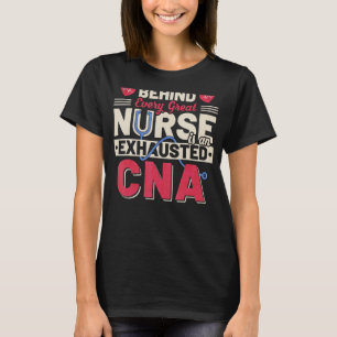 Vintag hinter jeder großen Krankenschwester ist ei T-Shirt