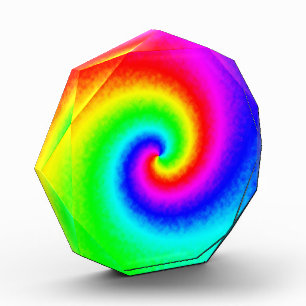 Vintag Hippie Boho Gefärbte Krawatte Psychedelic T Fotoblock