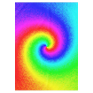 Vintag Hippie Boho Gefärbte Krawatte Psychedelic T Tischdecke