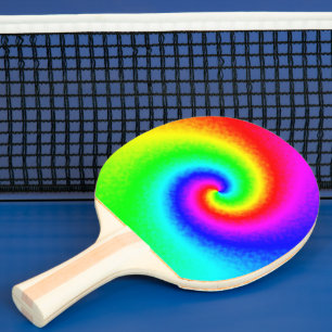 Vintag Hippie Boho Gefärbte Krawatte Psychedelic T Tischtennis Schläger