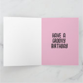 VINTAG HIPPIE VAN FUNNY GREETY BIRTHDAY CARD DANKESKARTE (Innenseite)