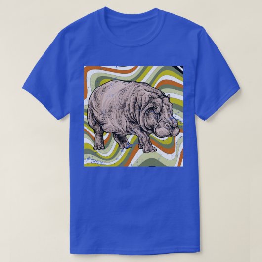 Vintag Hippo T-Shirt (Design vorne)