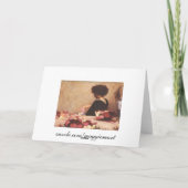 Vintag Historische Weihnachtskarte Feiertagskarte (Rückseite)