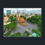 Vintag ho chi minh Vietnam Travel Water color Postkarte<br><div class="desc">Vintag,  Retro,  Reisen,  modern,  Aquarell,  Classic,  Saigon,  ho chi minh,  Vietnam,  Asien, </div>