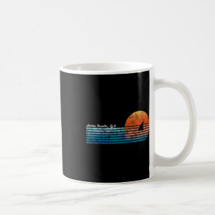 Vintag Hobie Beach Retro 80er Shark Fin Sunset Kaffeetasse