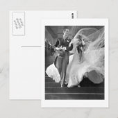 Vintag Hochzeit Postkarte (Vorne/Hinten)