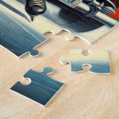 Vintag Hockey Girl Puzzle (Seite)