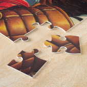 Vintag Hockey Girl Puzzle (Seite)