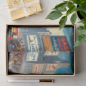 Vintag Hockey Girl Seidenpapier (Geschenk)