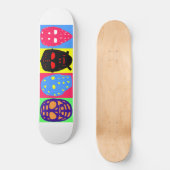 Vintag Hockey Goalie Maske Skateboard (Vorderseite)