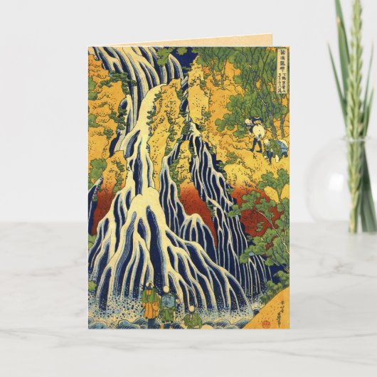 Vintag Hokusai japanische Grußkarten Karte (Vorderseite)