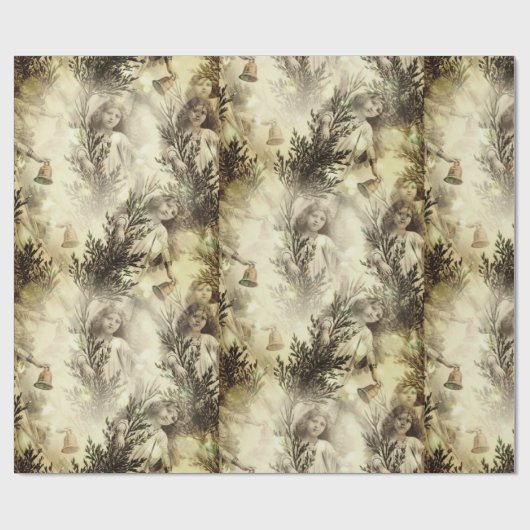 Vintag Holiday Niedlich Elegante Geschenkpapier (Flach)