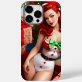 Vintag Holiday Pinup iPhone Case (Rückseite)