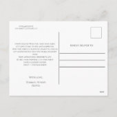 Vintag Holidays Bunny Feiertagspostkarte (Rückseite)