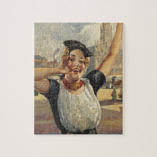 Vintag Holland Air Travel Puzzle