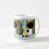 Vintag Holland - America Line Poster Kaffeetasse (VorderseiteRechts)