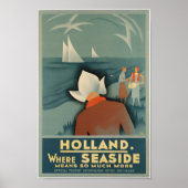 Vintag Holland Travel Poster (Vorne)