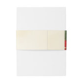 Vintag Holly Einladungsbanderole (Rückseitenbeispiel)