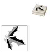 Vintag Holly Holiday Gummistempel (Stempel)