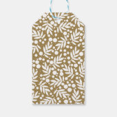 Vintag Holly Pattern Geschenkanhänger (Rückseite)