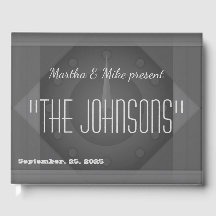 Vintag Hollywood Movie Title Wedding Guest Book