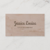 Vintag & Holz Visitenkarte (Rückseite)