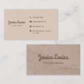 Vintag & Holz Visitenkarte (Vorne/Hinten)