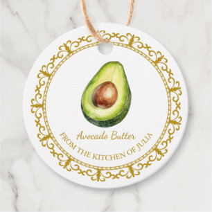 Vintag Homemade Avocado Butter Hang Tag Geschenkanhänger
