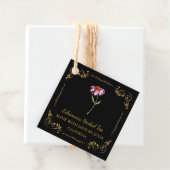 Vintag Homemade Echinacea Tea Square Hang Tag Geschenkanhänger (Beispiel)