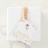 Vintag Homemade Echinacea Tea Square Hang Tag Geschenkanhänger (Beispiel)
